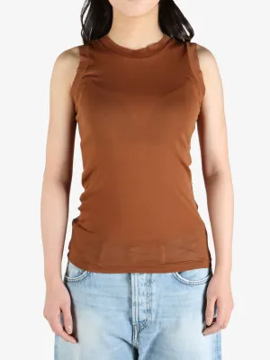 AURALEE - Women Sheer Rib Tank Top