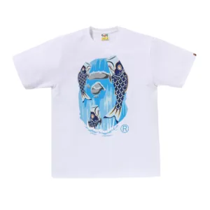 Bape Koinobori Waterfall T-shirt White
