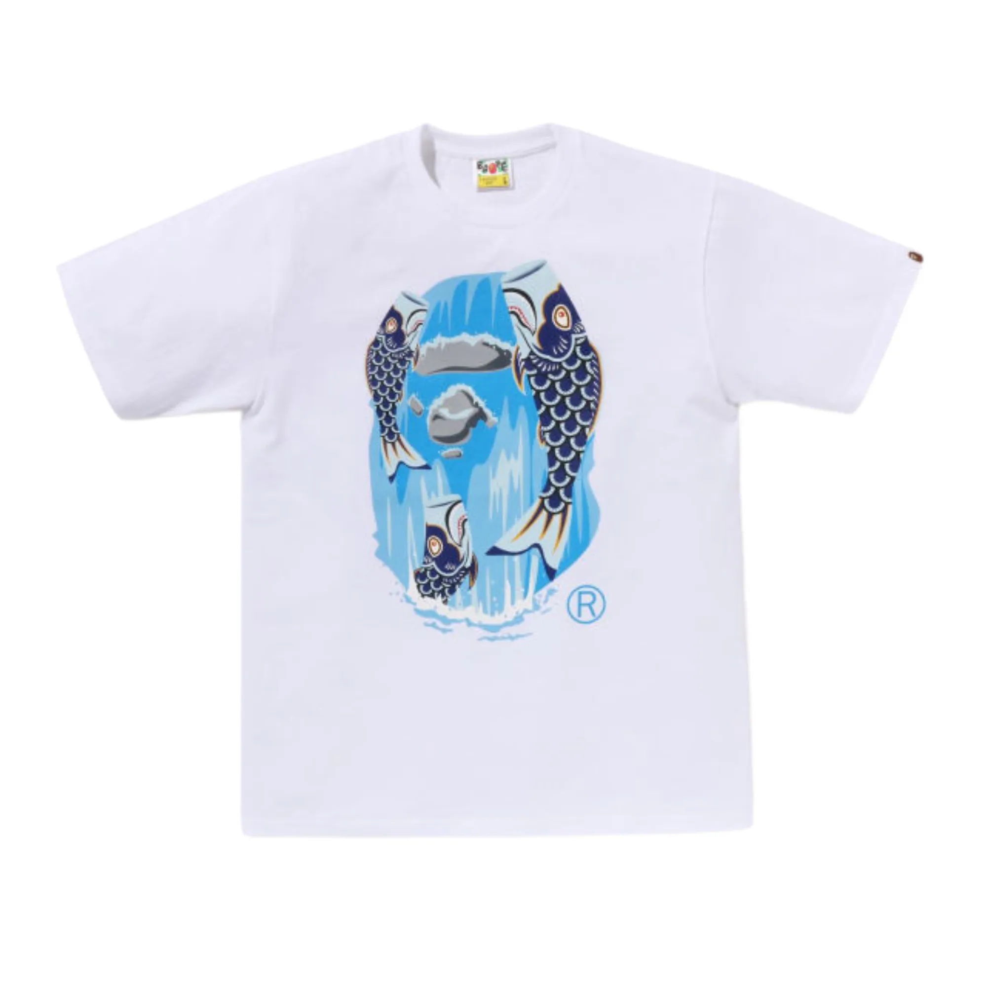 Bape Koinobori Waterfall T-shirt White