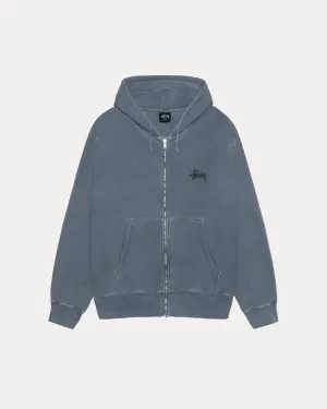 BASIC STSSY ZIP HOODIE PIGMENT DYED