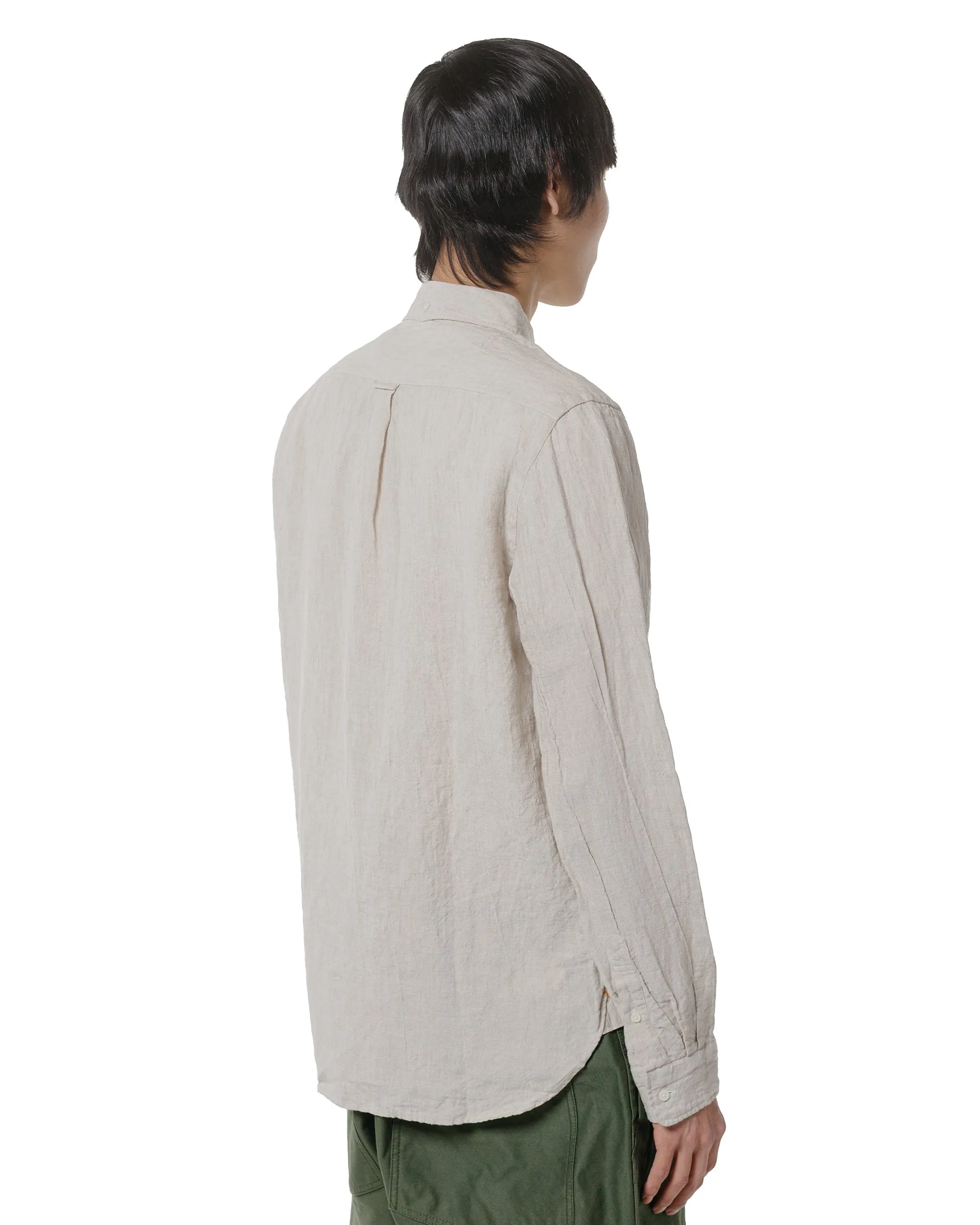 Beams Plus B.D. 1/40 Linen Chambray Natural