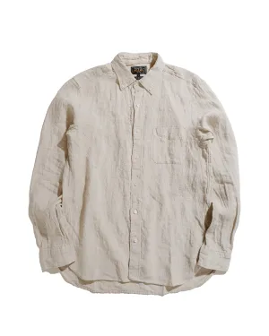 Beams Plus B.D. 1/40 Linen Chambray Natural