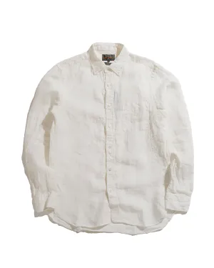 Beams Plus B.D. 1/40 Linen Chambray White