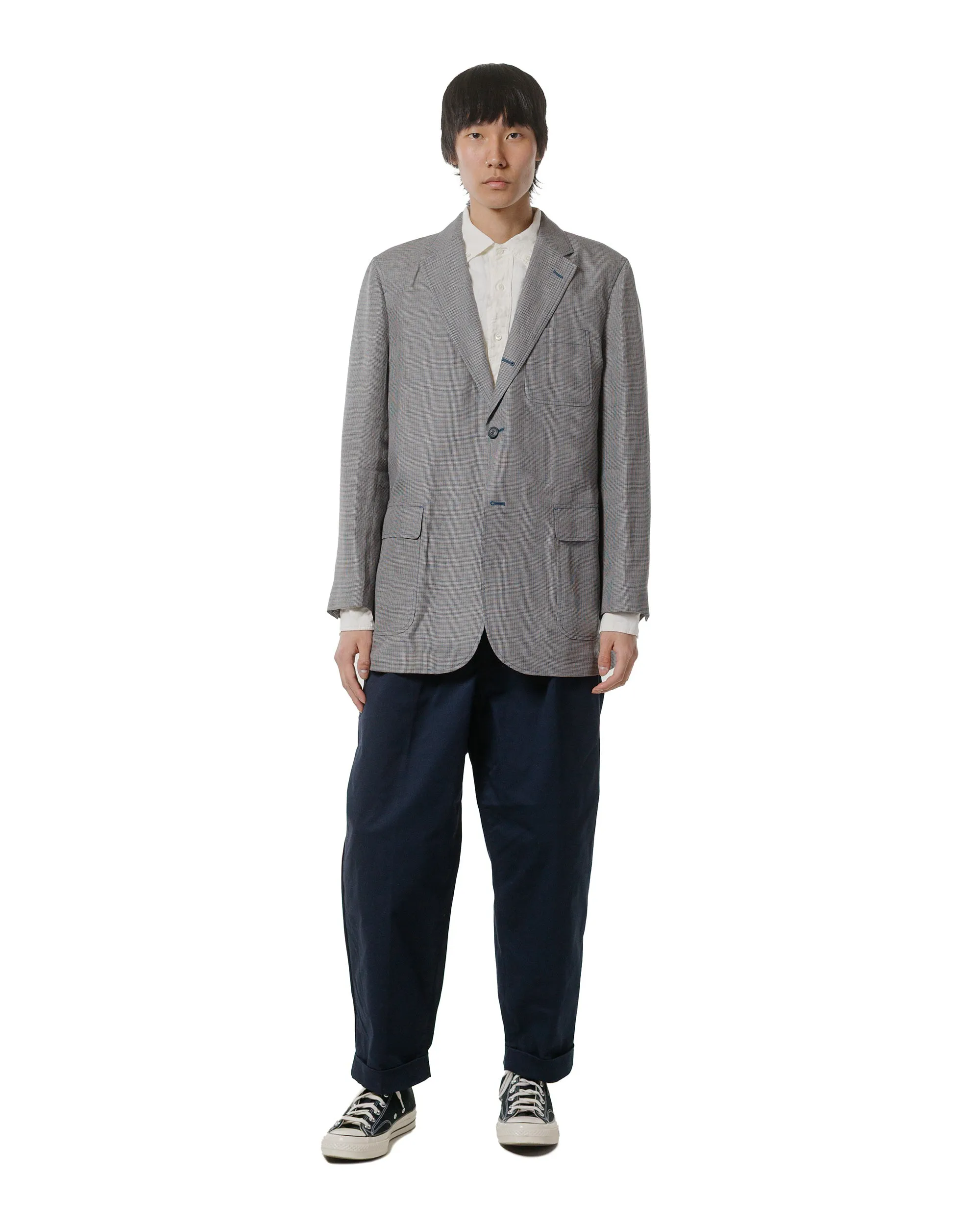 Beams Plus B.D. 1/40 Linen Chambray White