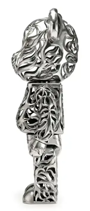 Bearbrick x Royal Selangor Special Edition Tiger 1000% Silver