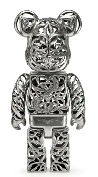 Bearbrick x Royal Selangor Special Edition Tiger 1000% Silver