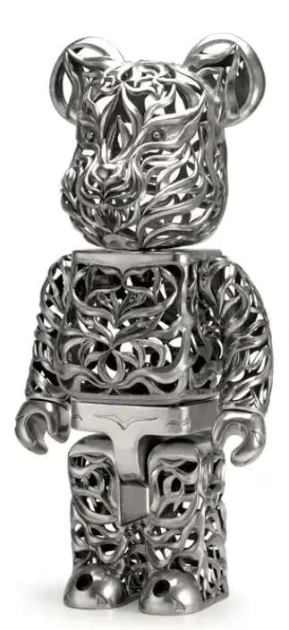 Bearbrick x Royal Selangor Special Edition Tiger 1000% Silver