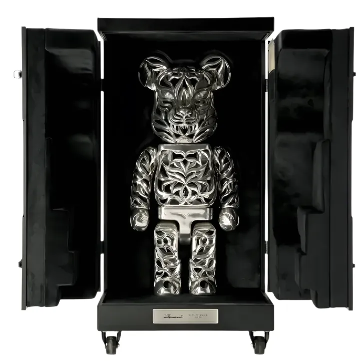 Bearbrick x Royal Selangor Special Edition Tiger 1000% Silver