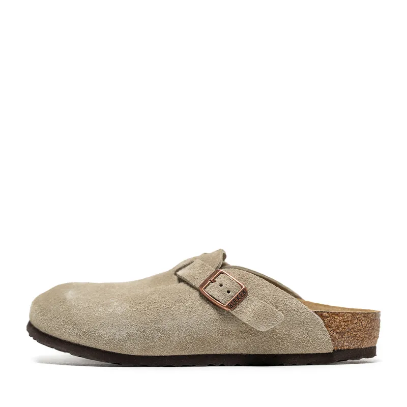 Birkenstock Boston Suede (PS) - Taupe