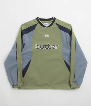 Butter Goods Ridge Sport Crewneck Sweatshirt - Sage