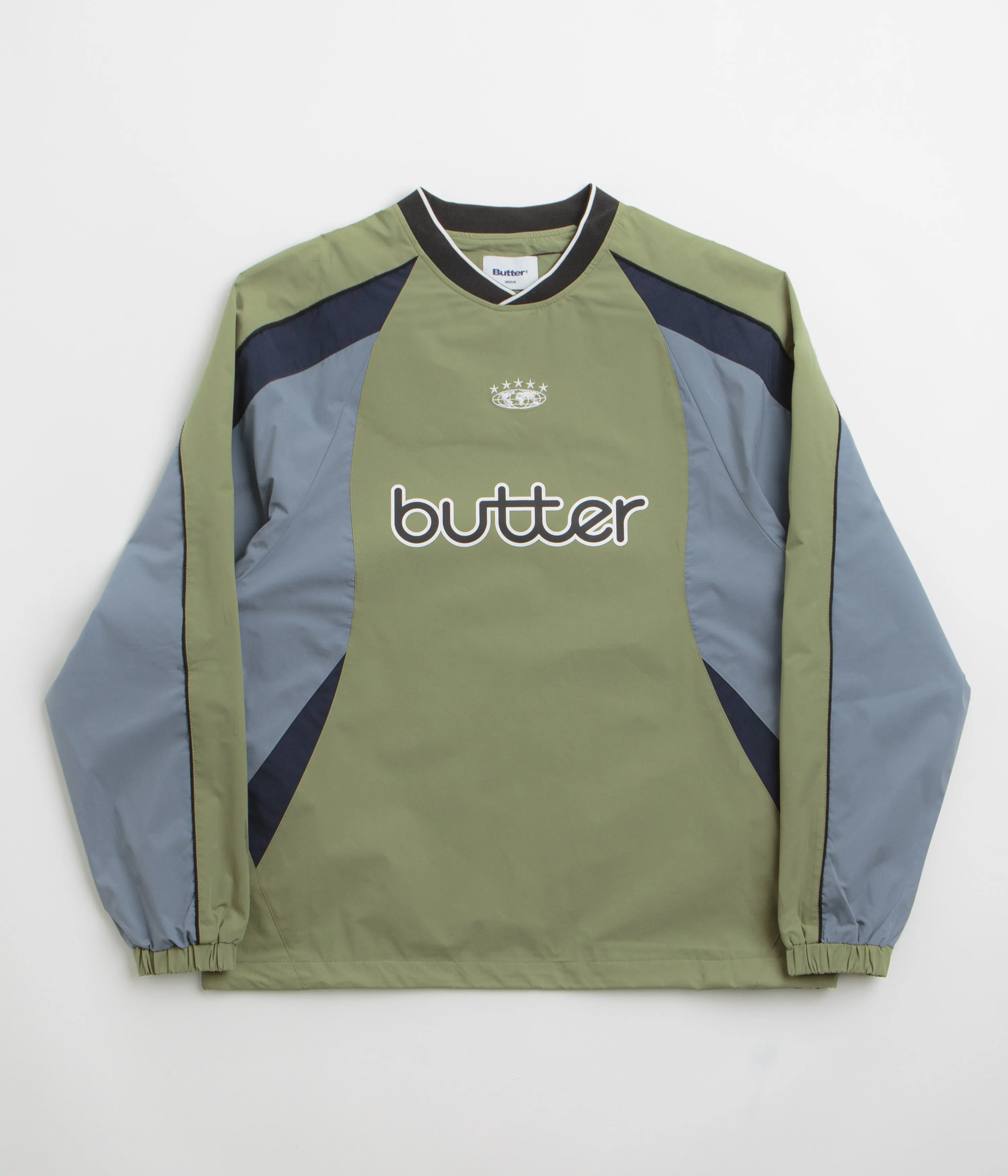 Butter Goods Ridge Sport Crewneck Sweatshirt - Sage