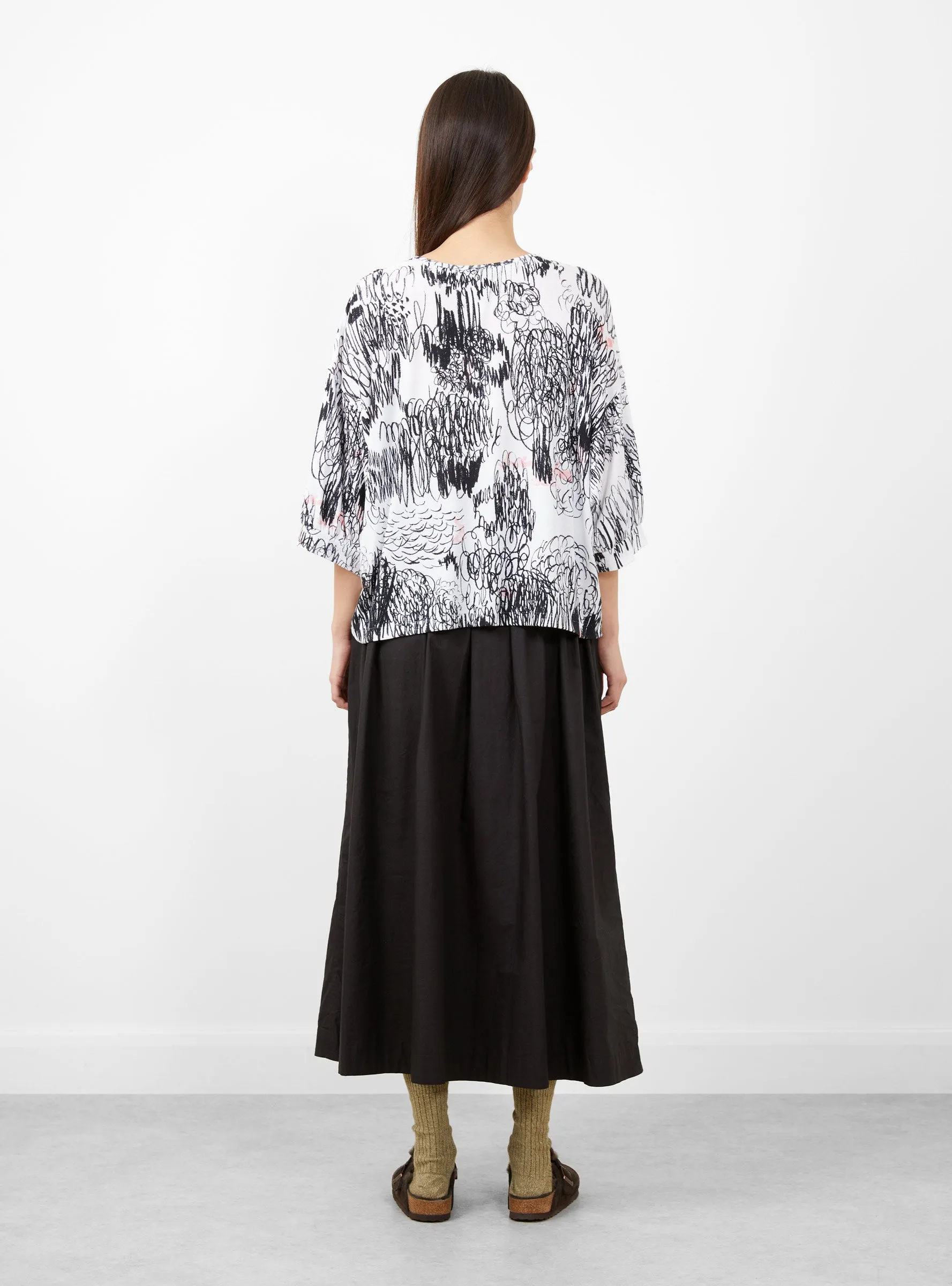 Cache Cache Top Black & White