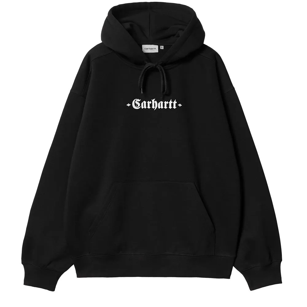 CARHARTT WIP HOODED GREATEST HITS SWEAT // BLACK/WHITE