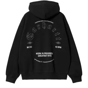 CARHARTT WIP HOODED GREATEST HITS SWEAT // BLACK/WHITE
