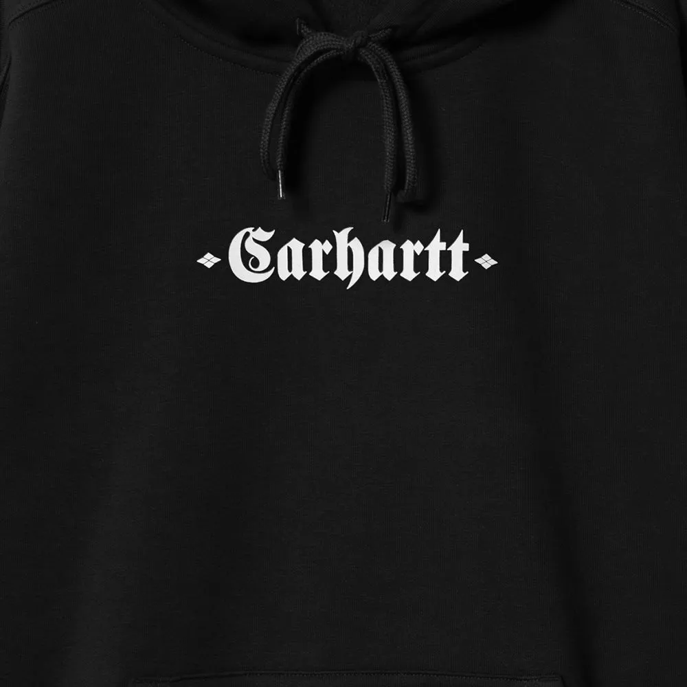 CARHARTT WIP HOODED GREATEST HITS SWEAT // BLACK/WHITE