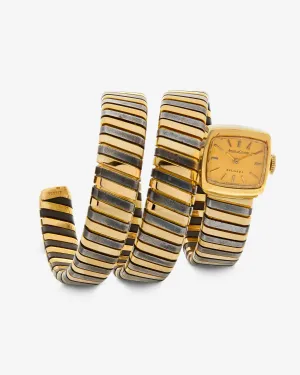 Classic 55 - Bulgari X Jaeger Lecoultre Rare Tubogas Serpent - (Gold)