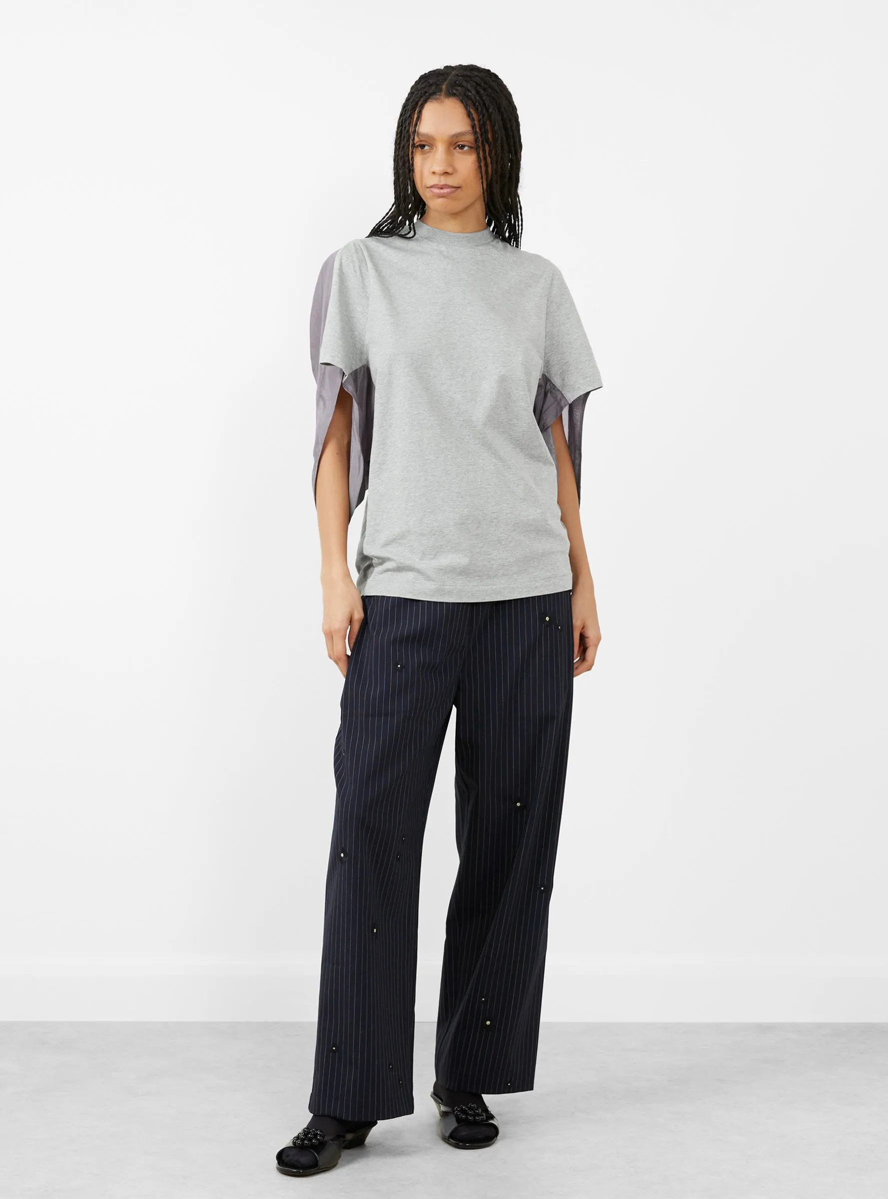Cotton Short Sleeve Jersey Grey