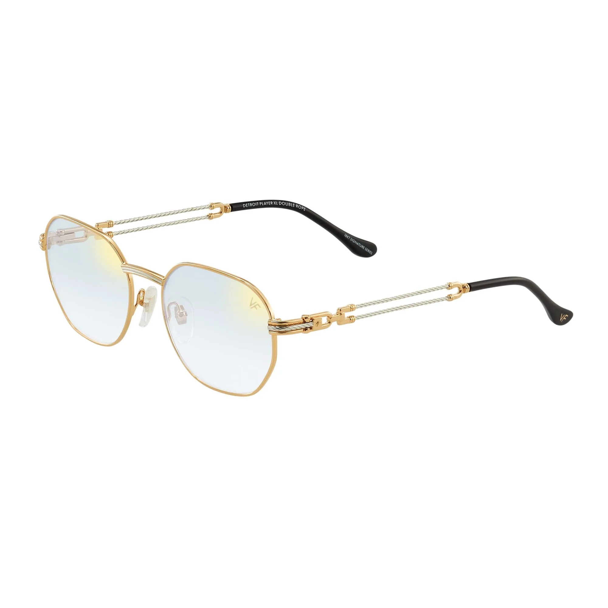 Detroit Player XL Double Rope Edition 18KT Two-Tone Gold