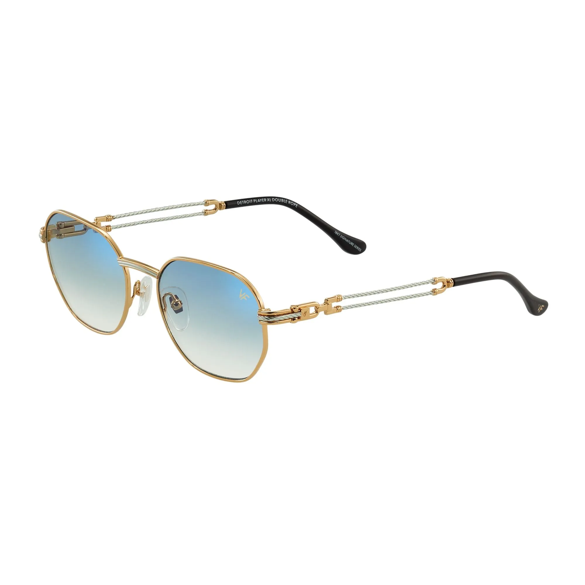 Detroit Player XL Double Rope Edition 18KT Two-Tone Gold
