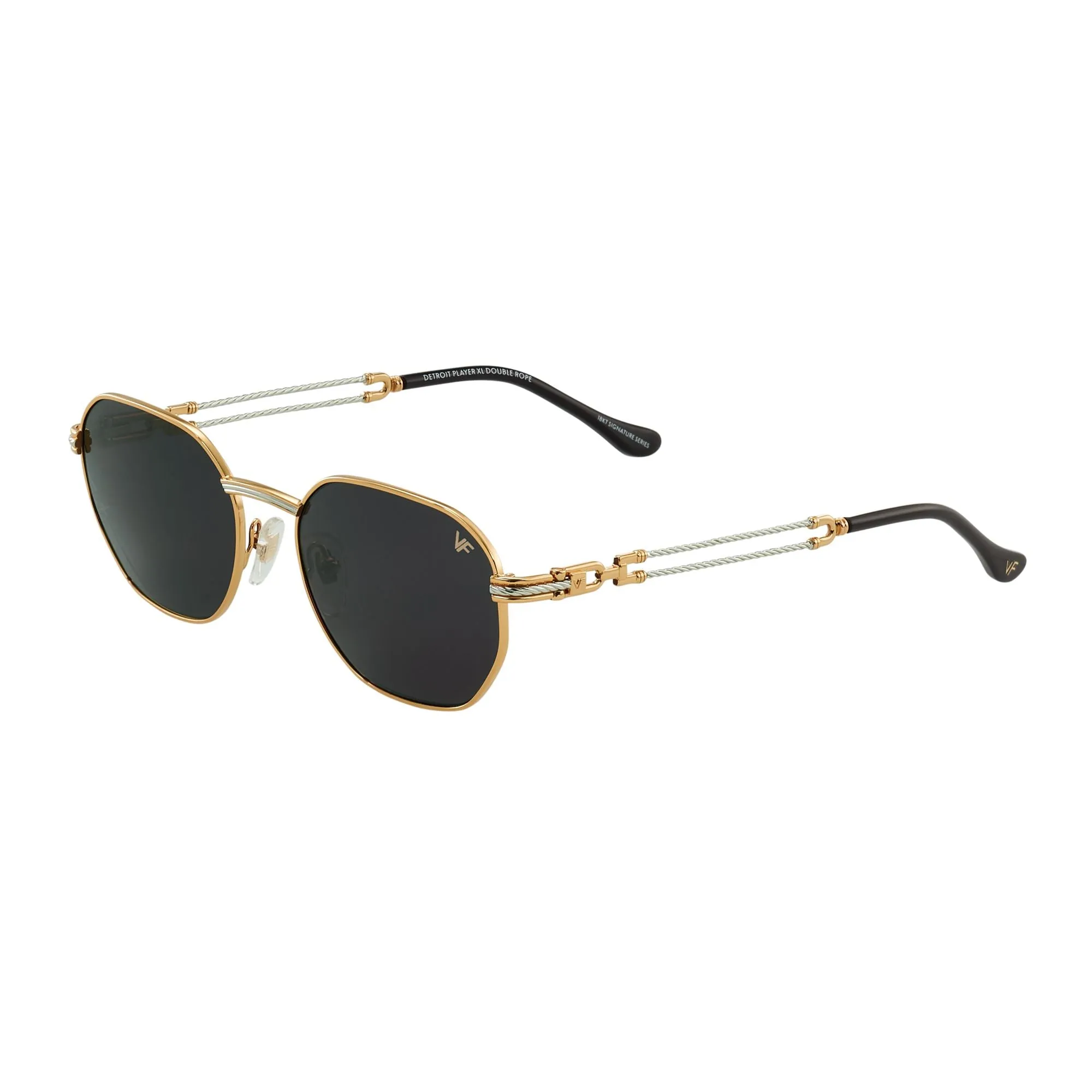 Detroit Player XL Double Rope Edition 18KT Two-Tone Gold