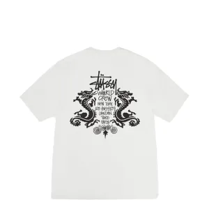 DOUBLE DRAGON PIGMENT DYED TEE NATURAL
