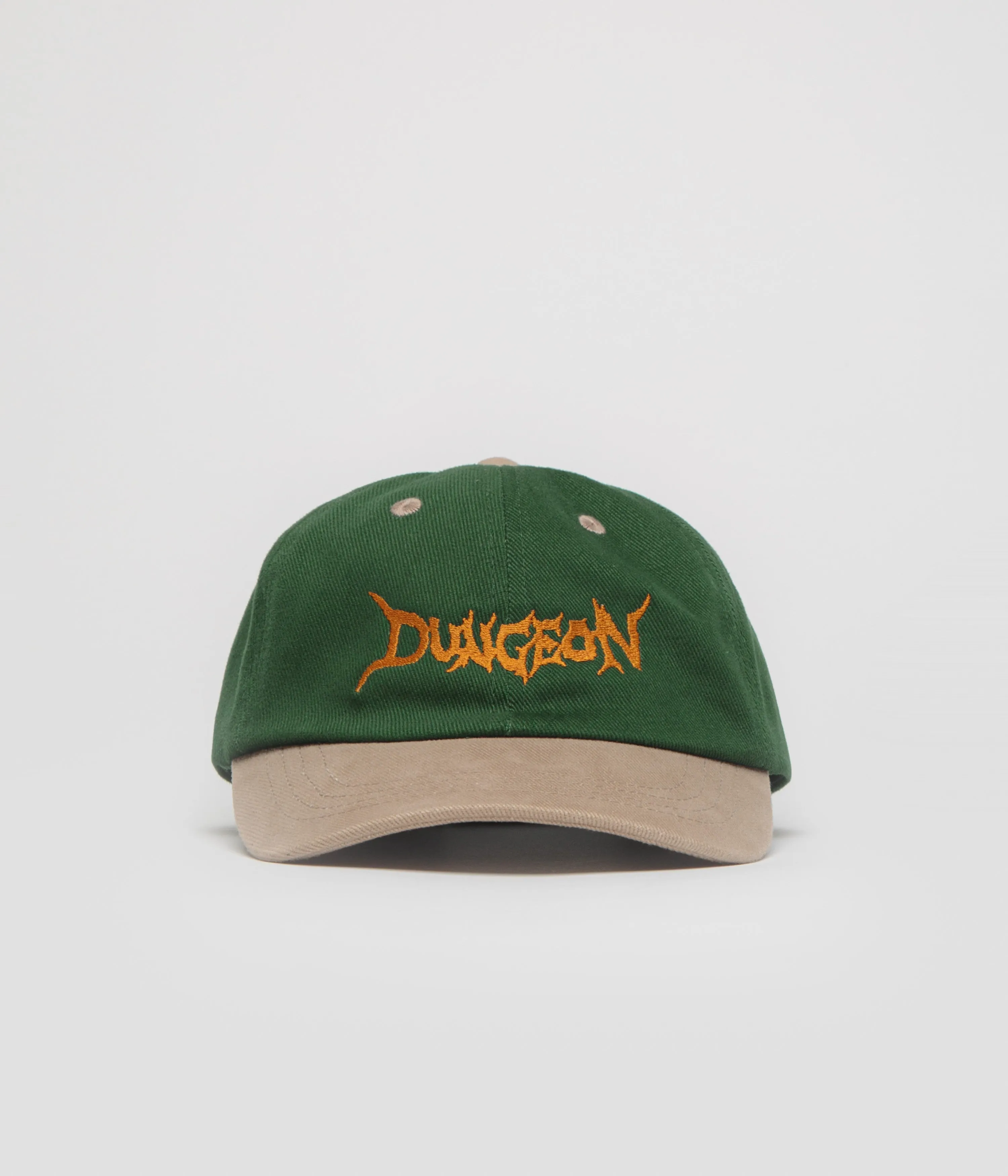 Dungeon Brushed Canvas Cap - Green Taupe / Copper