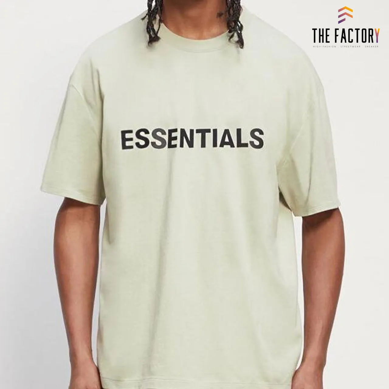 Fear of God Essentials 3D Logo Tee - Sage