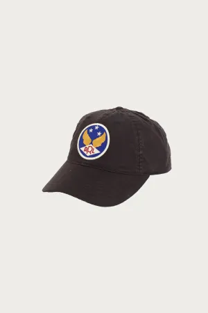 Garment-Dyed Twill Ball Cap - Black