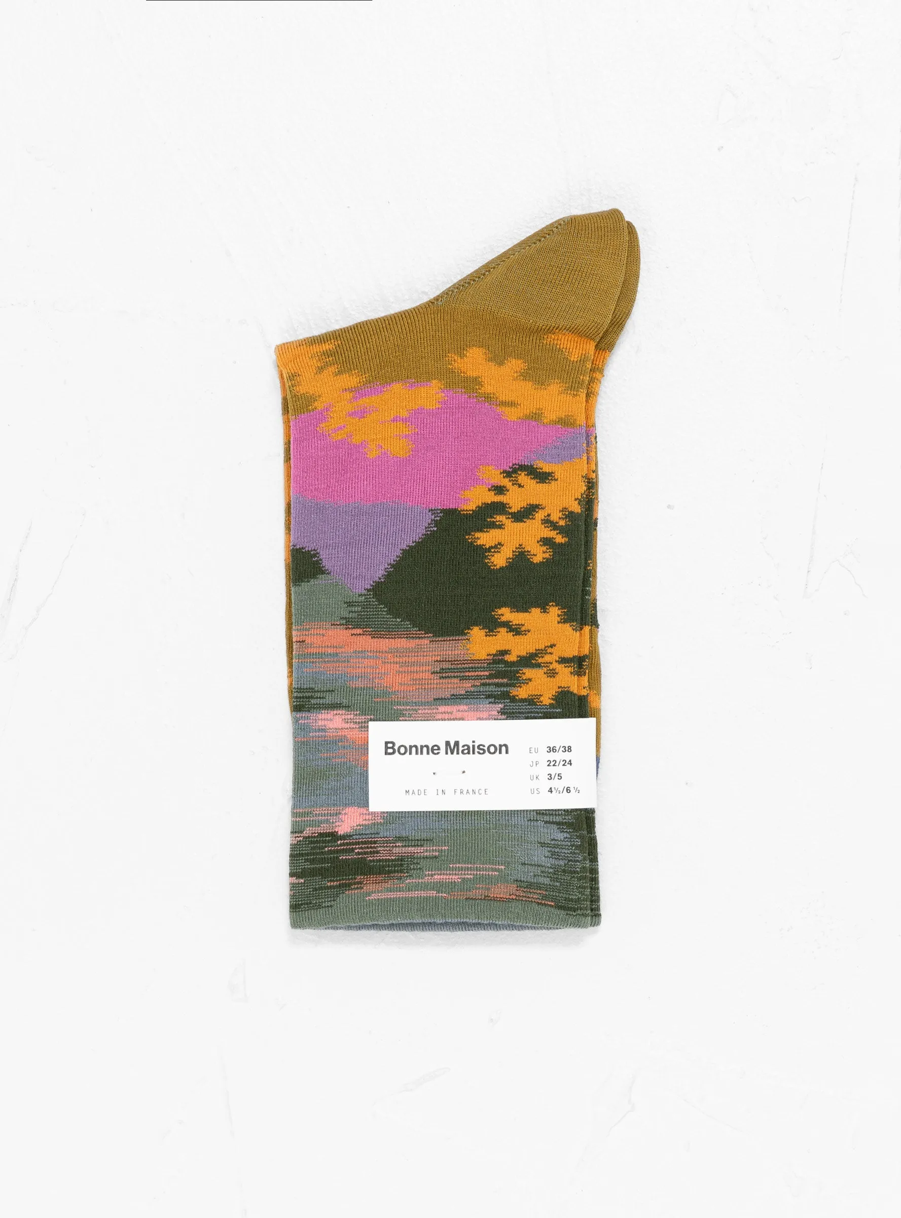 Herbarium Landscape Socks Absinthe