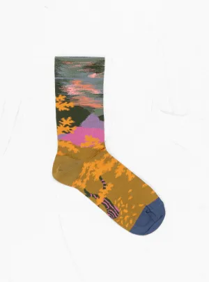 Herbarium Landscape Socks Absinthe