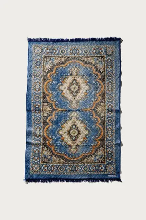Indian Festival Rug - Blue