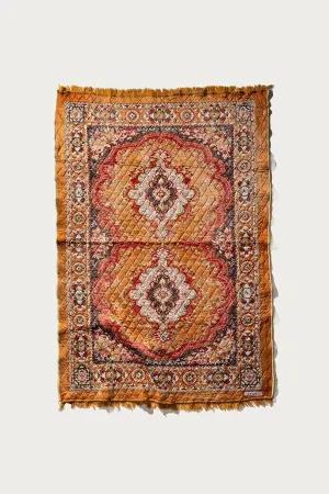 Indian Festival Rug - Gold