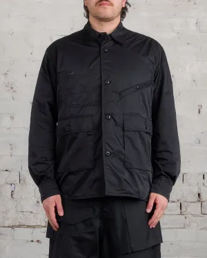Junya Watanabe MAN Nylon Cargo Button Shirt Black