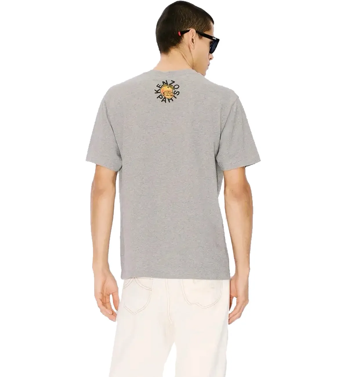 Kenzo Big Orange Fruit T-Shirt (Grey)
