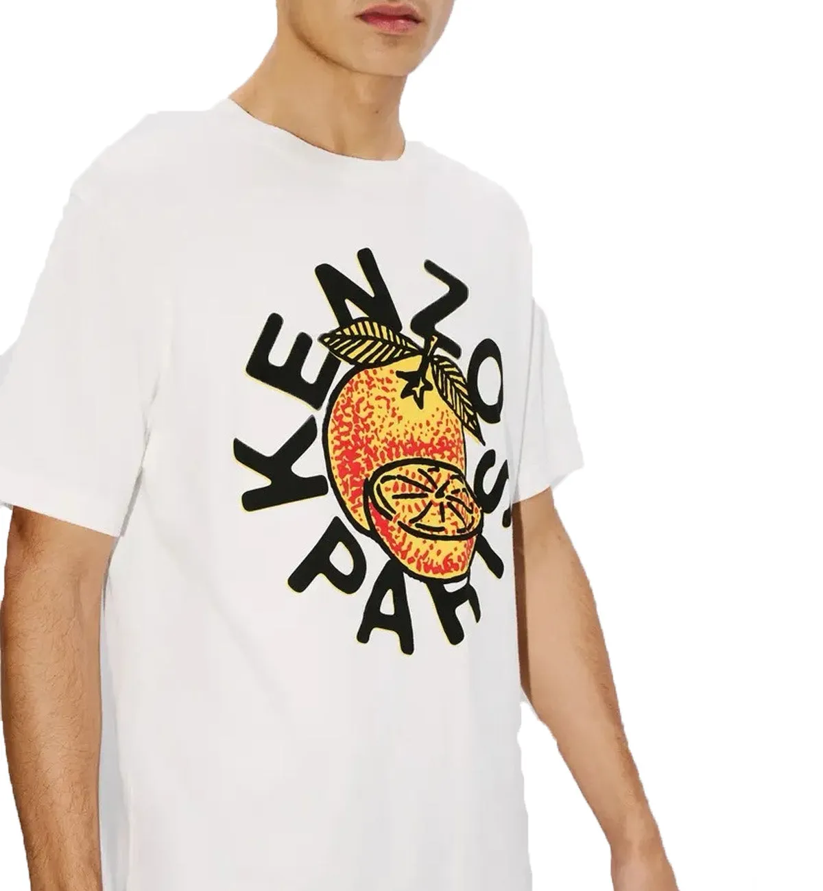 Kenzo Big Orange Fruit T-Shirt (White)
