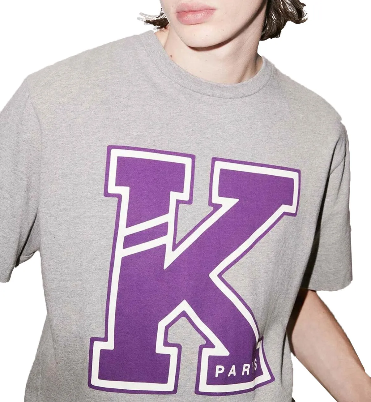 Kenzo College Varsity K T-Shirt (Grey)