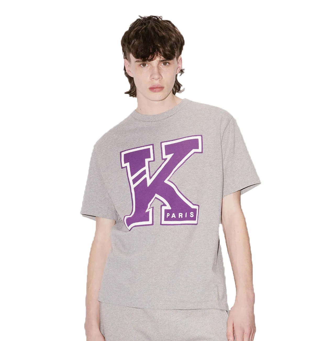 Kenzo College Varsity K T-Shirt (Grey)