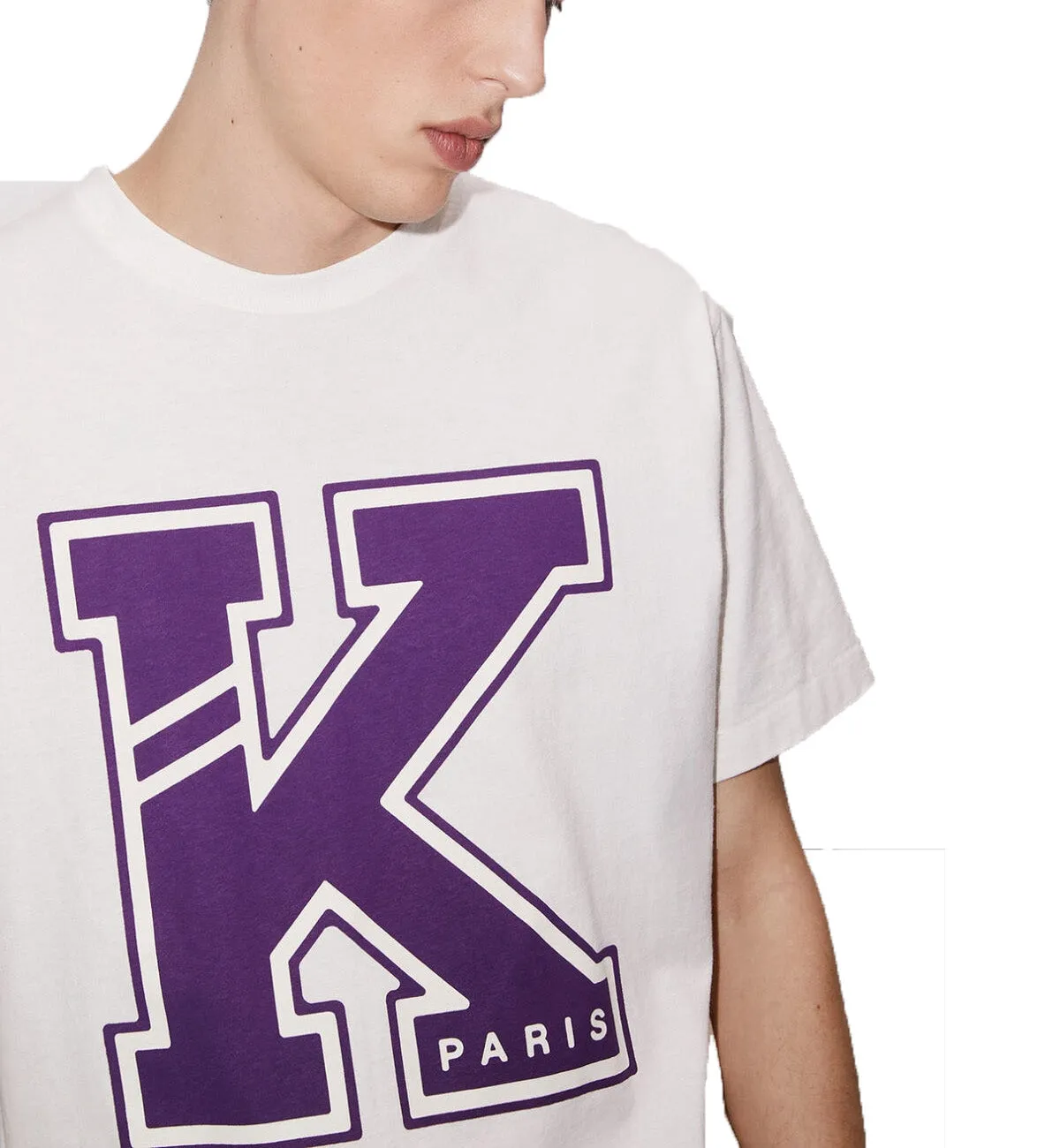 Kenzo College Varsity K T-Shirt (White)