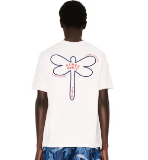 Kenzo Embroidered Dragonflies T-Shirt (White)