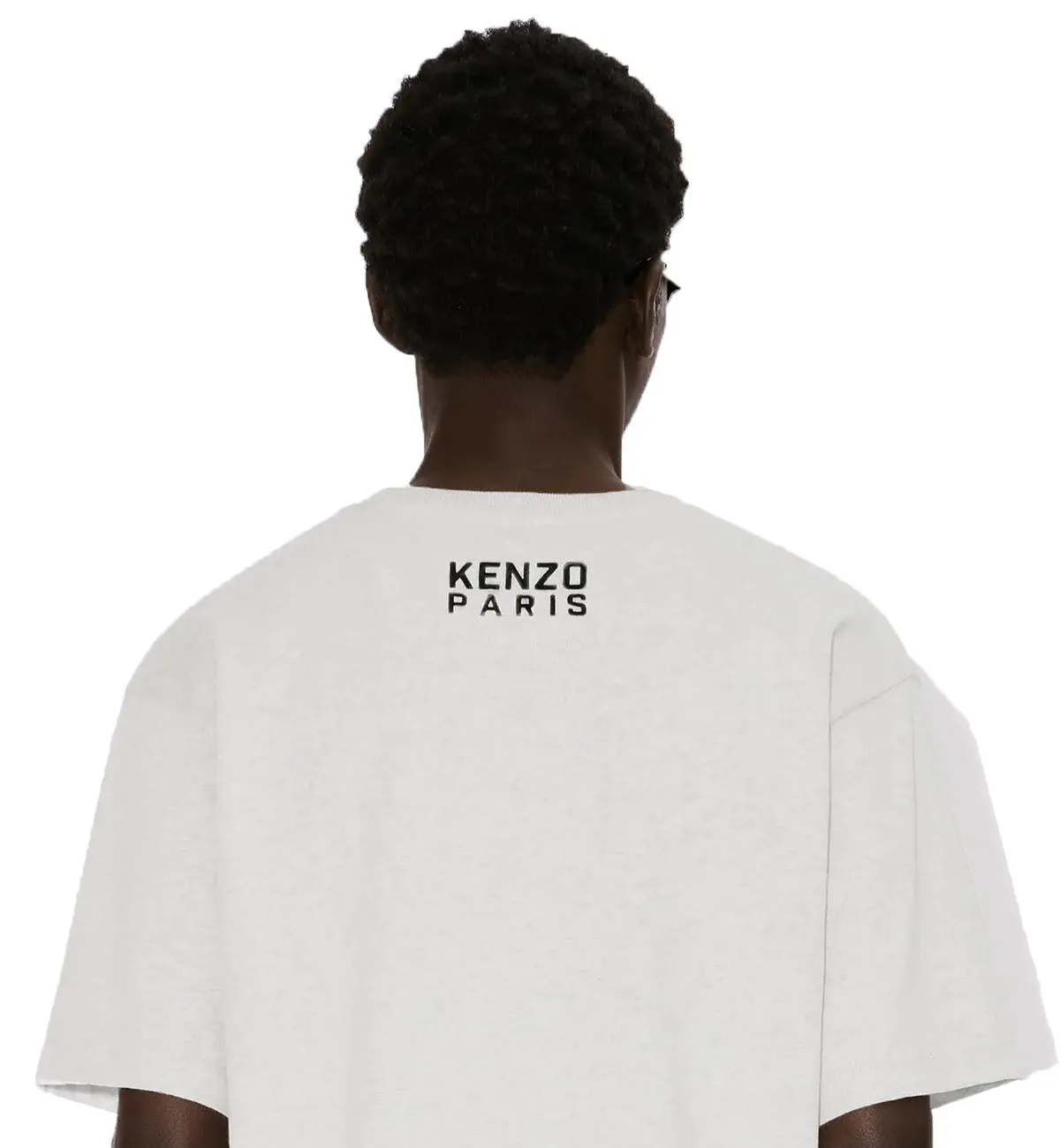 Kenzo Embroidered Happy Tiger T-Shirt (Grey)