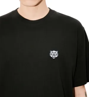 Kenzo Embroidered Little Happy Tiger T-Shirt (Black)