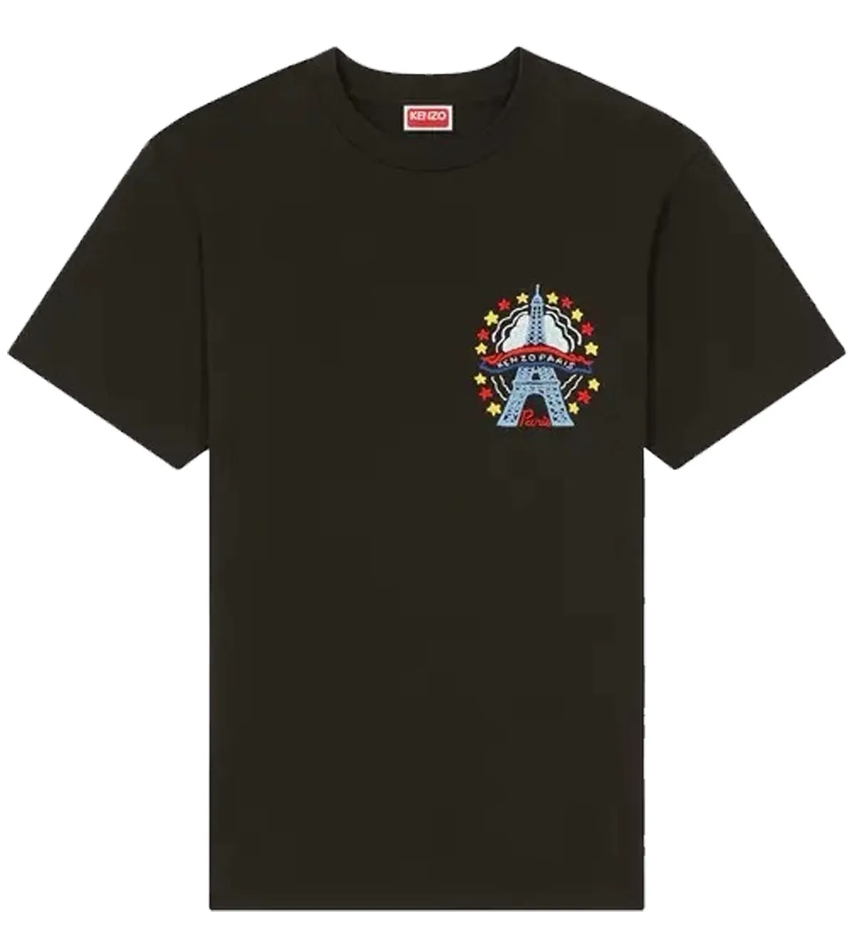 Kenzo Paris Drawn Varsity T-Shirt (Black)