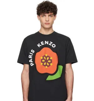 Kenzo Pop Embroidered Boke Flower T-Shirt (Black)