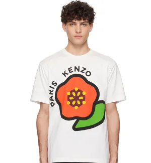 Kenzo Pop Embroidered Boke Flower T-Shirt (White)