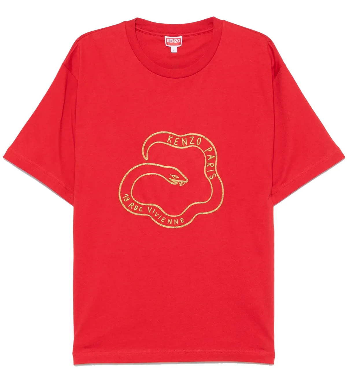 Kenzo Year Of Snake T-Shirt (Red)