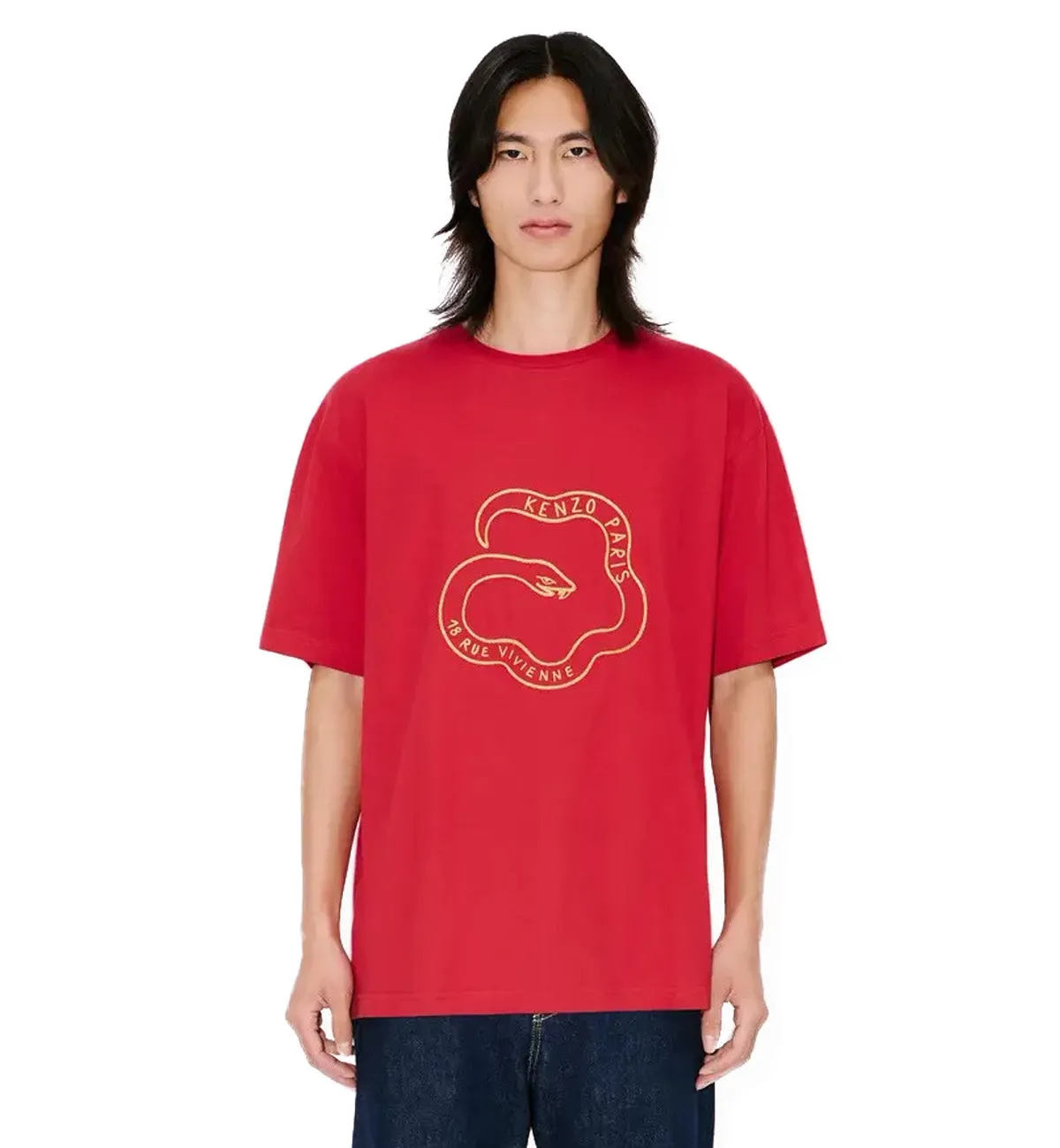 Kenzo Year Of Snake T-Shirt (Red)