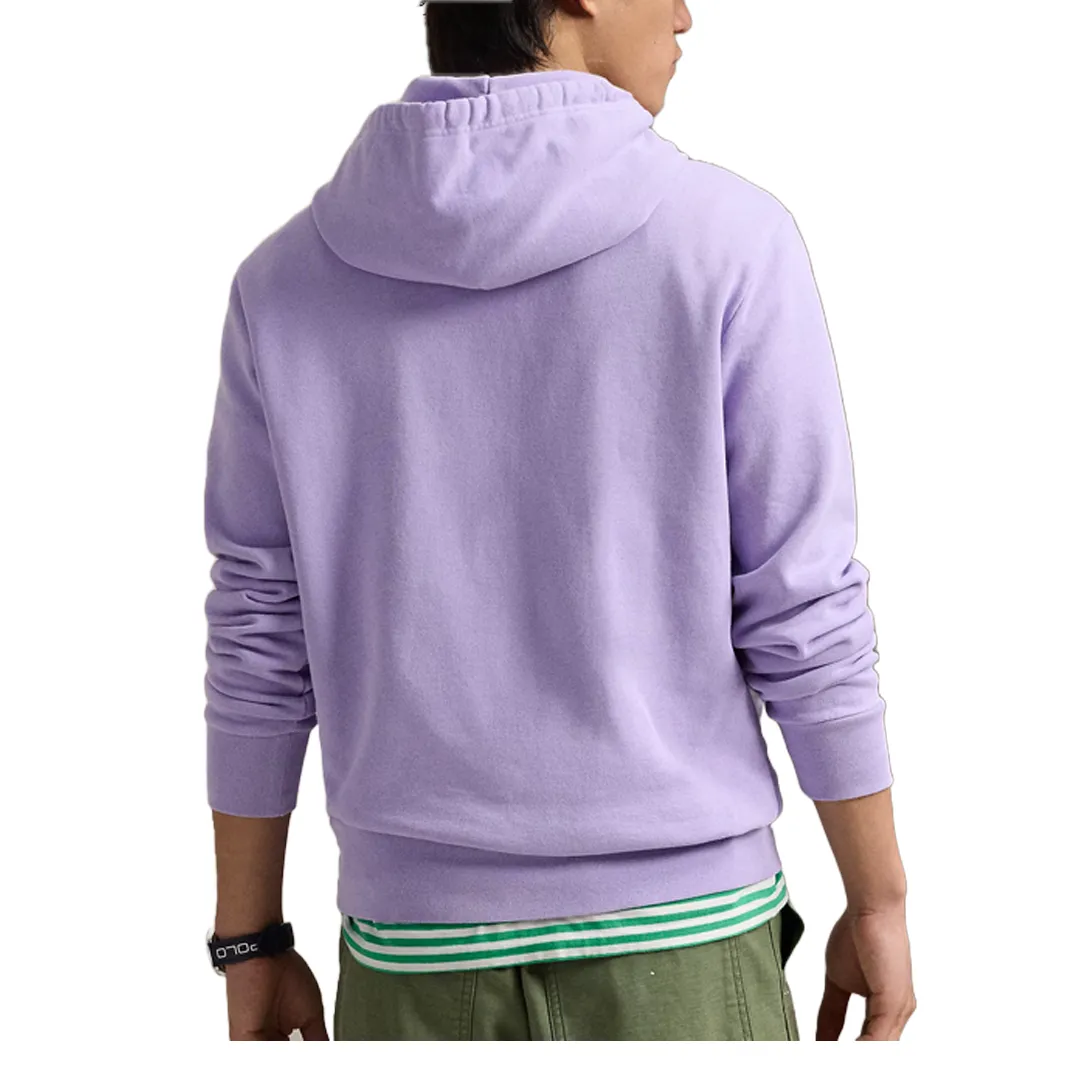 LOOPBACK FLEECE HOODIE PURPLE