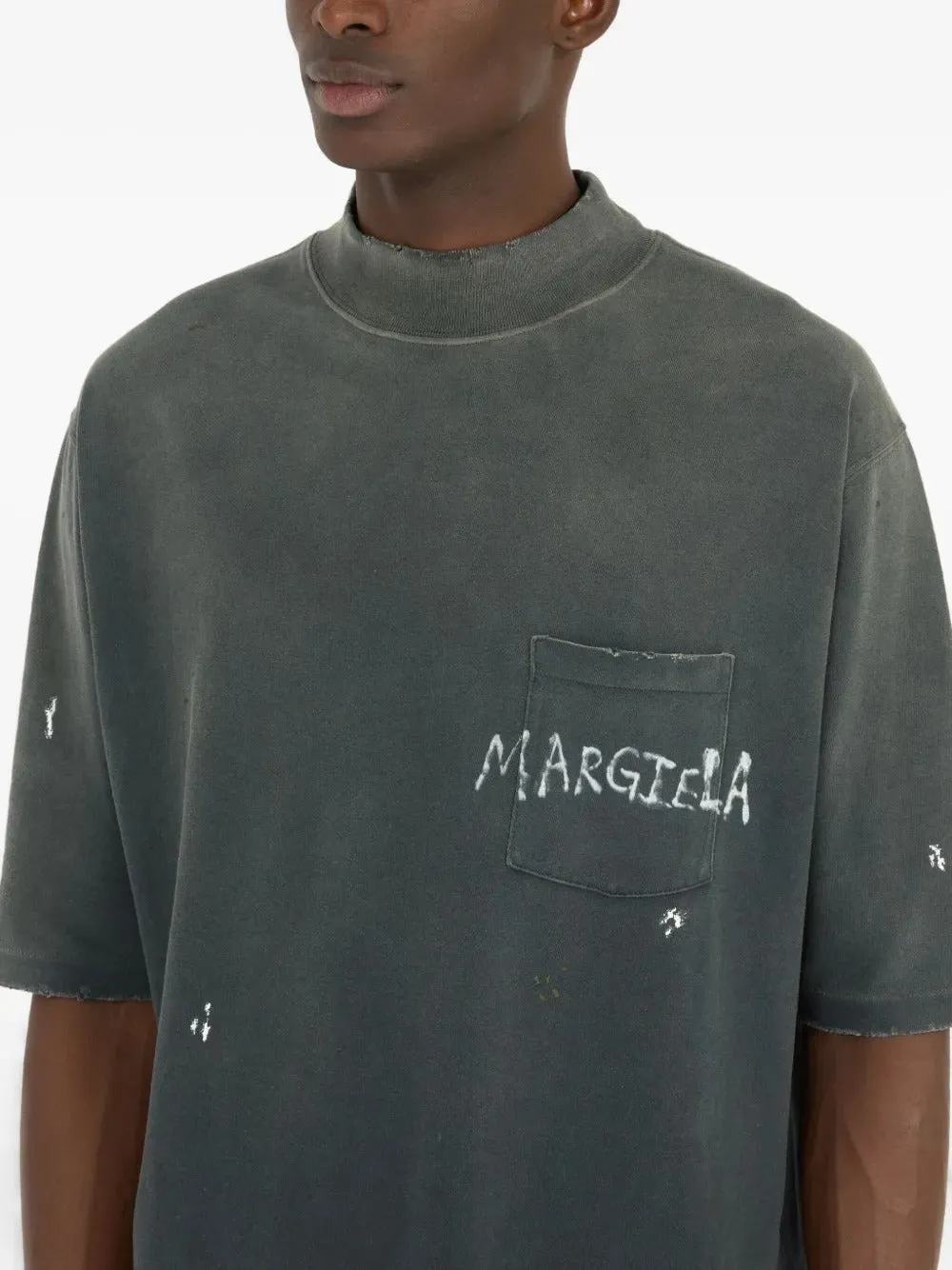 MAISON MARGIELA - Men Short Sleeve Cotton Jersey T-Shirt