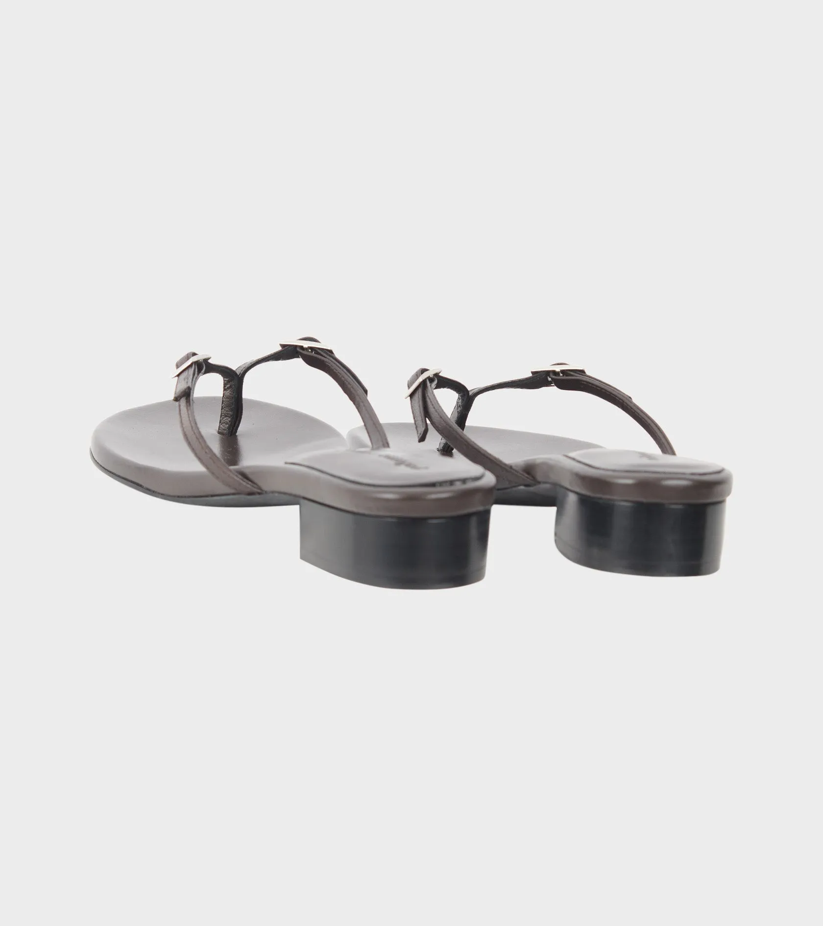 Mica Thong Sandal Brown