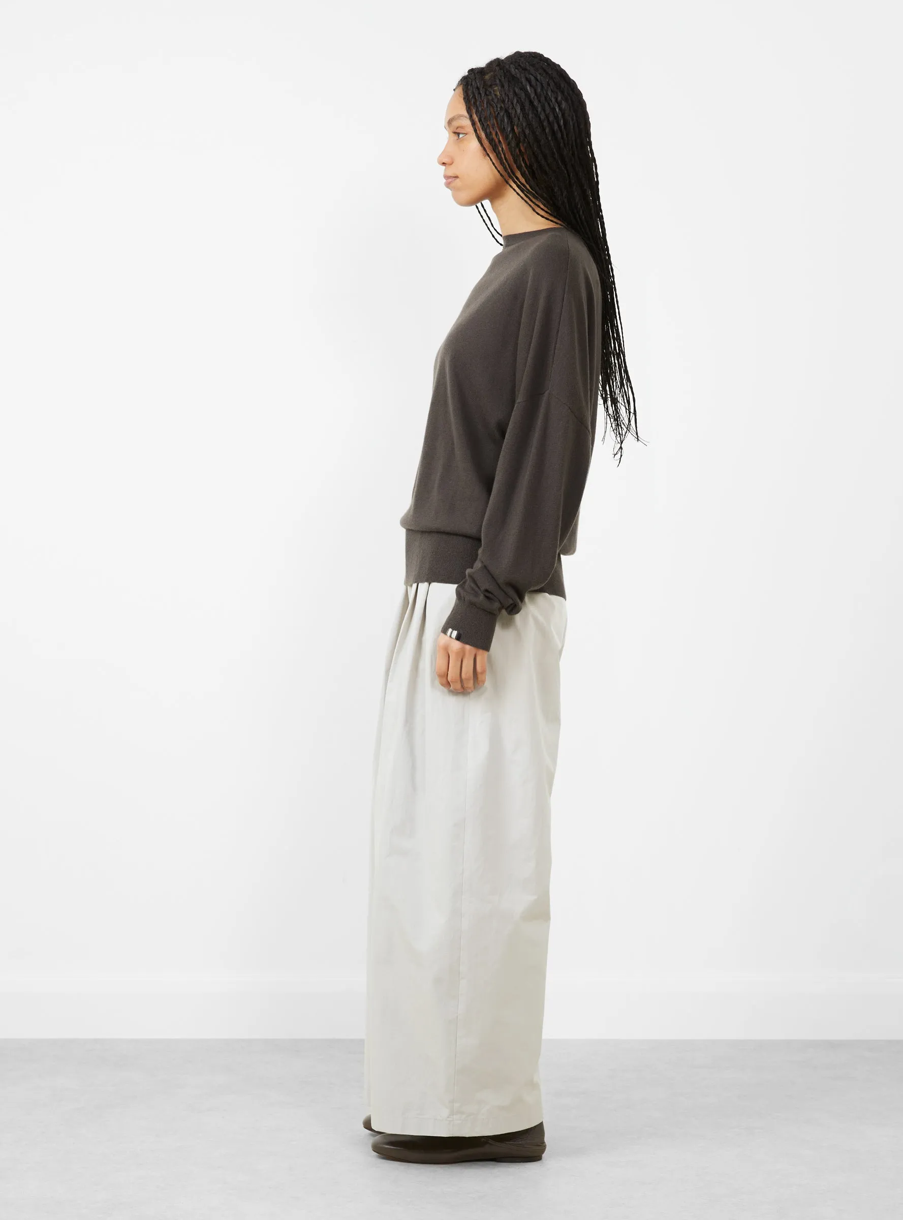 N418 Luxa Knit Jumper Mud